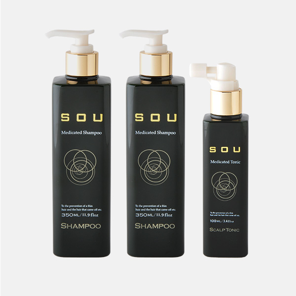 薬用スカルプセット(シャンプー2本+育毛剤1本)